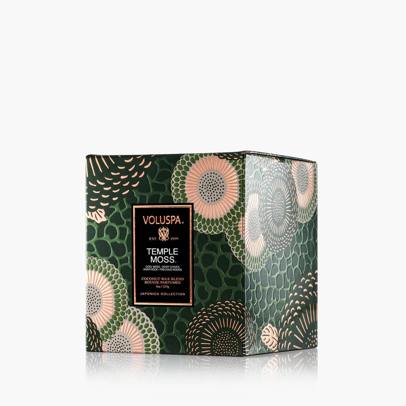 Voluspa Temple Moss 9.5 oz Classic Candle