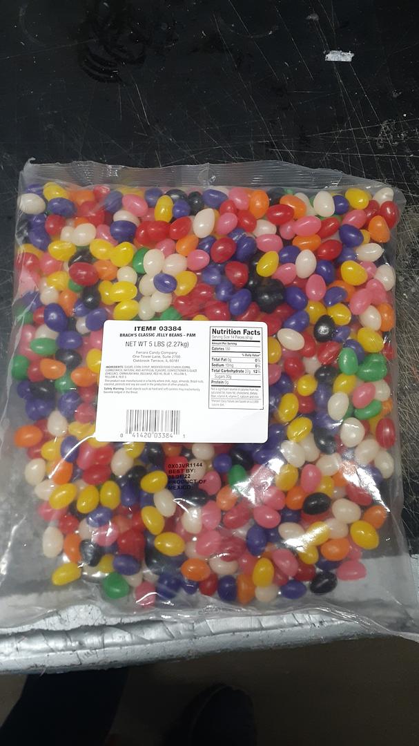 Brach's Classic Jelly Beans, 5 Pound Bulk Candy Bag (pack of 4)