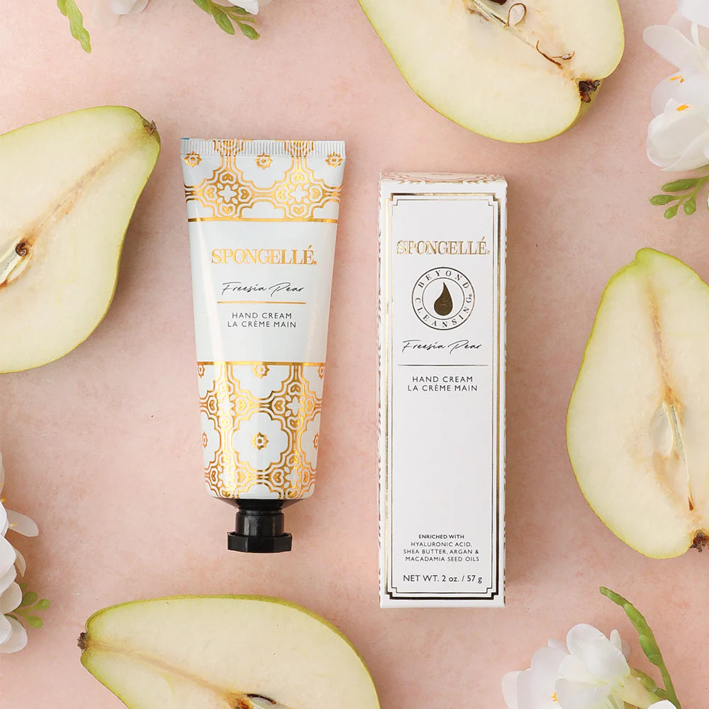 Spongelle Hand Cream Freesia Pear Lotion New In Box