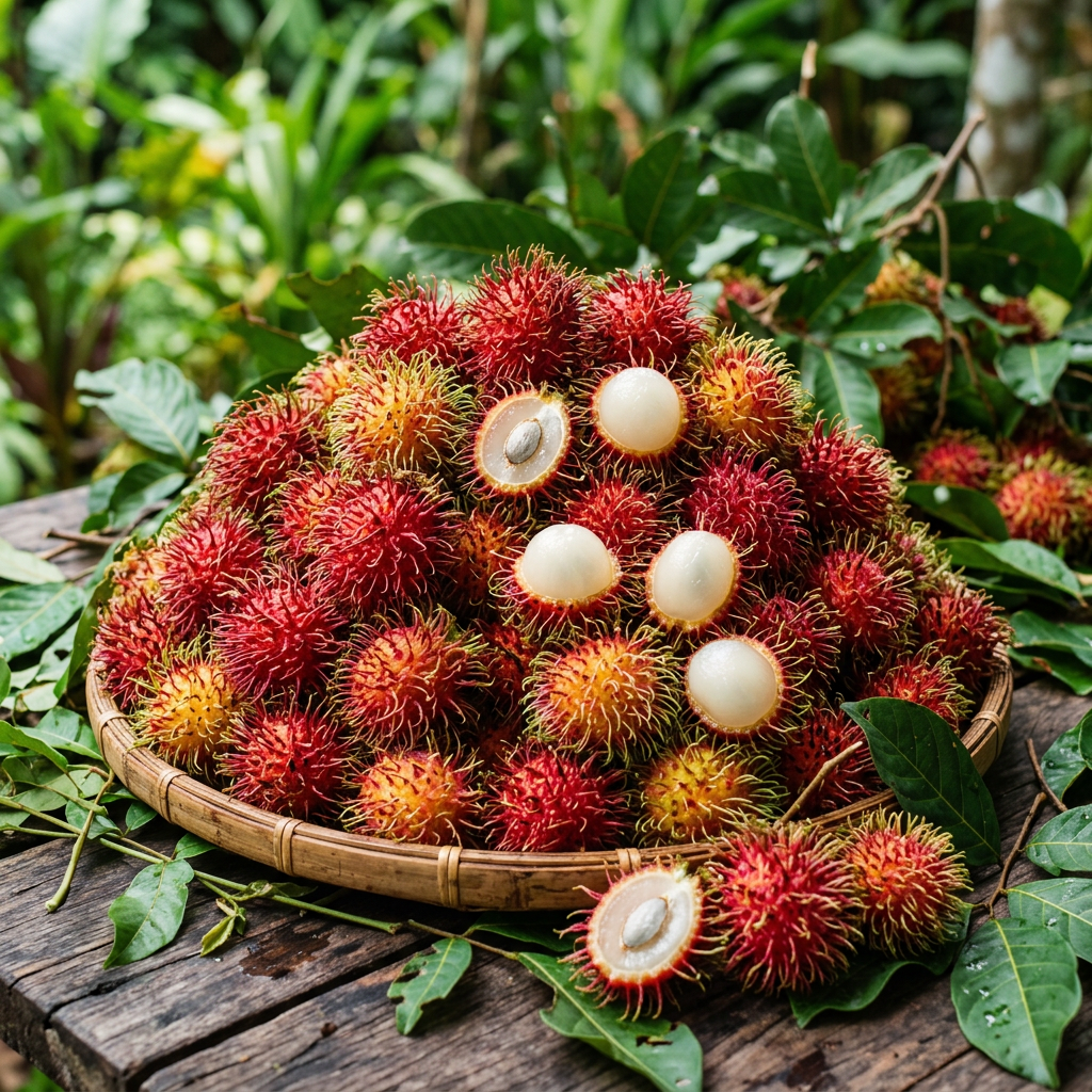Rawjoy Fresh Rambutan Fruit (5lb)