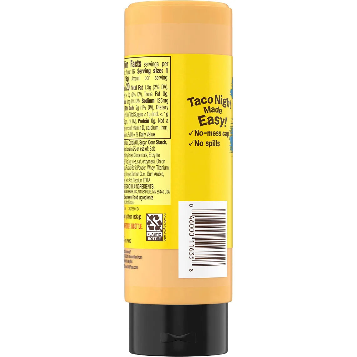 Old El Paso Zesty Ranch Squeeze Sauce 9 Oz bottle
