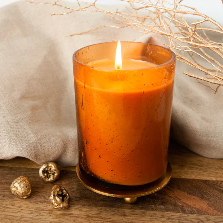 Rosy Rings Roman Lavender Sunray Glass candle