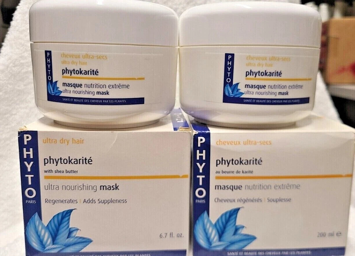 PHYTO PHYTOKARITE ULTRA NOURISHING MASK - REVITALIZED HAIR SHINE - 6.7 OZ/200 ML