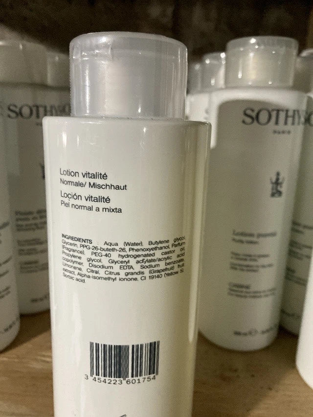 Sothys Vitality Lotion 16.90oz/500ml Proffesional