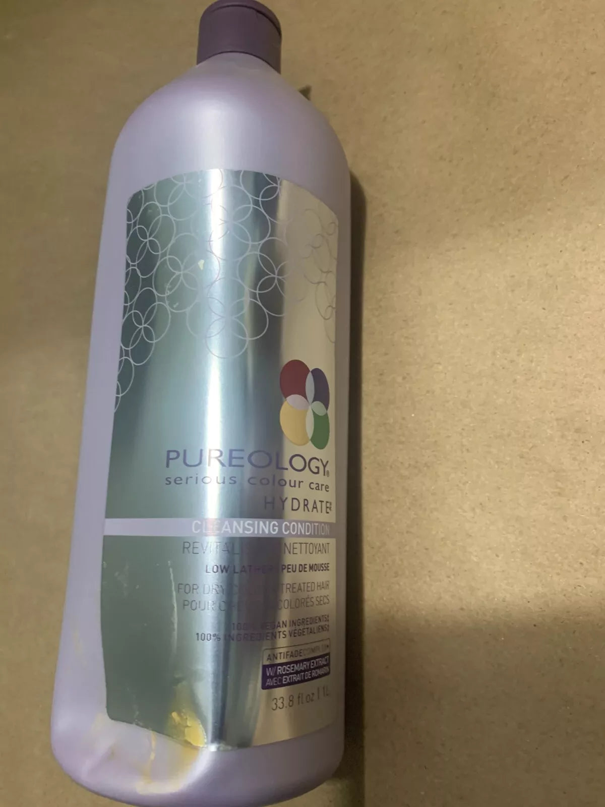 PUREOLOGY SERIOUS COLOUR CARE: HYDRATE CLEANSING CONDITION 33.8 fl oz | 1L
