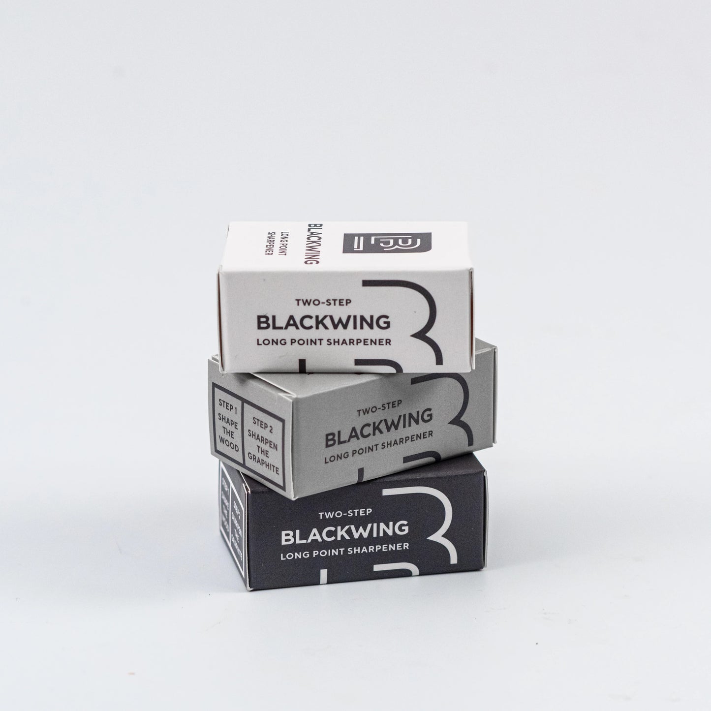 Blackwing Two Step Long Point Pencil Sharpener (Black)