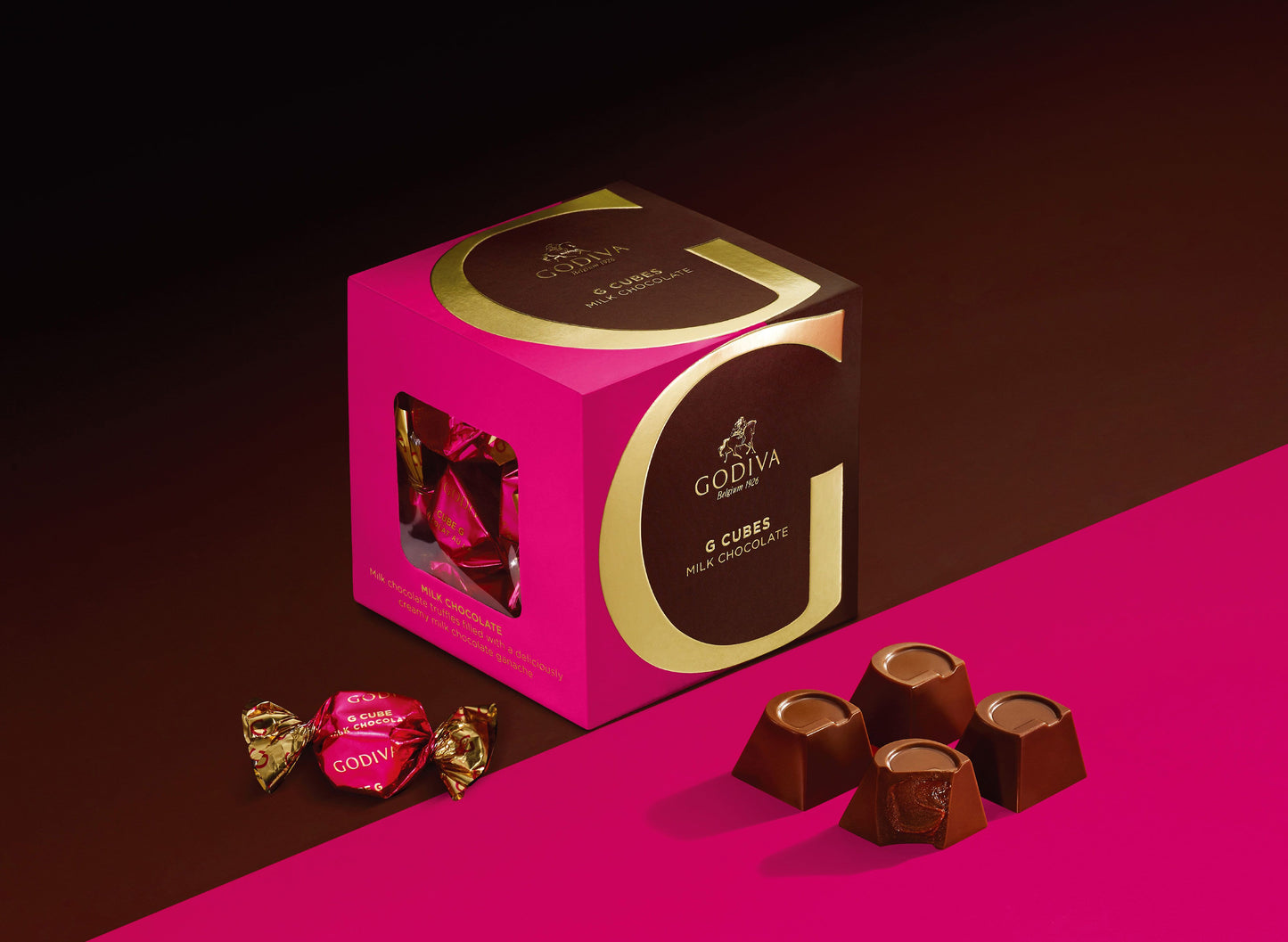 Godiva Chocolatier 22Pc G Cube, Milk-Milk, 6.25 Ounce