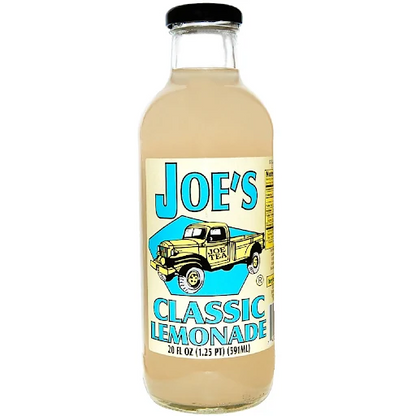 JOE TEA Classic Lemonade Tea, 20 oz GlassBottles