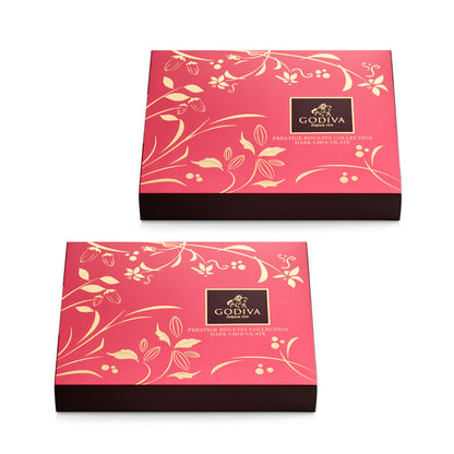 Godiva Dark Chocolate Biscuit Box 10.5 oz 36 piece