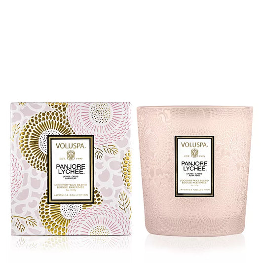 Panjoree Lychee Scalloped Edge/classic candle 9 oz