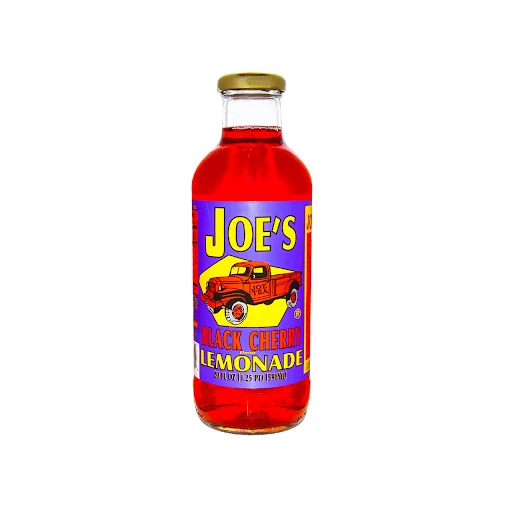 Joe Tea Black Cherry Lemonade 20 oz Glass Bottles 12 Pack