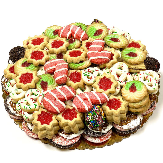 Best Cookies - 5 lb. Gourmet Christmas Cookies Platter | Christmas Gift Baskets with 125+ Cookies