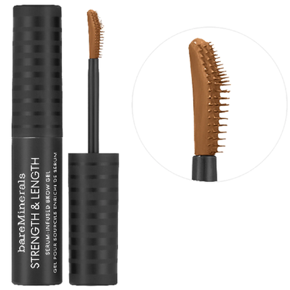 bareMinerals Strength & Length Serum-Infused Brow Gel 0.16oz/ 5ml - Honey