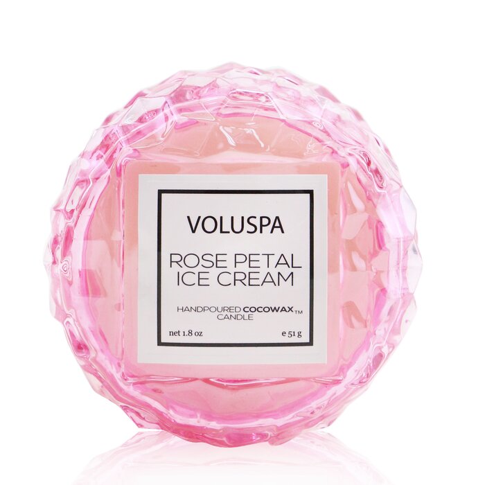 Voluspa Rose Petal Ice cream Macaron Candle