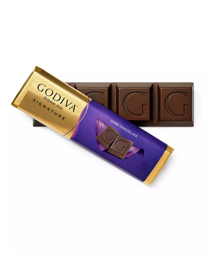 Godiva Chocolatier Dark Chocolate Bar Gift, 24 Pieces