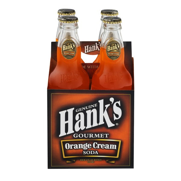 Hank's Gourmet Soda, Orange Cream (24x12oz) pack of 6