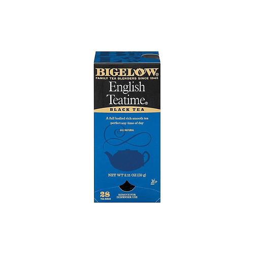 Bigelow English Teatime Black Tea Bags 2.11 oz box ( Pack of 6)