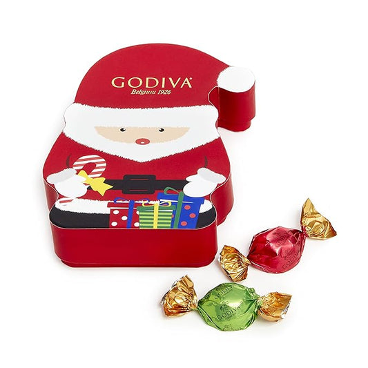 Santa Box With Chocolate Truffles, 8 pc.