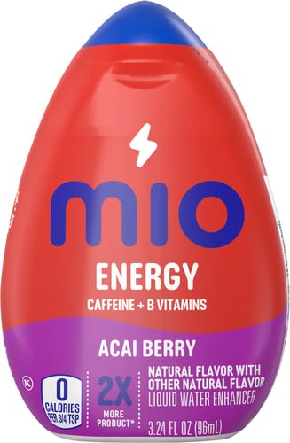 Mio Acai Berry Storm Natural Flavored Liquid Water Enhancer 3.24 oz Bottle (Case Pack of 8)