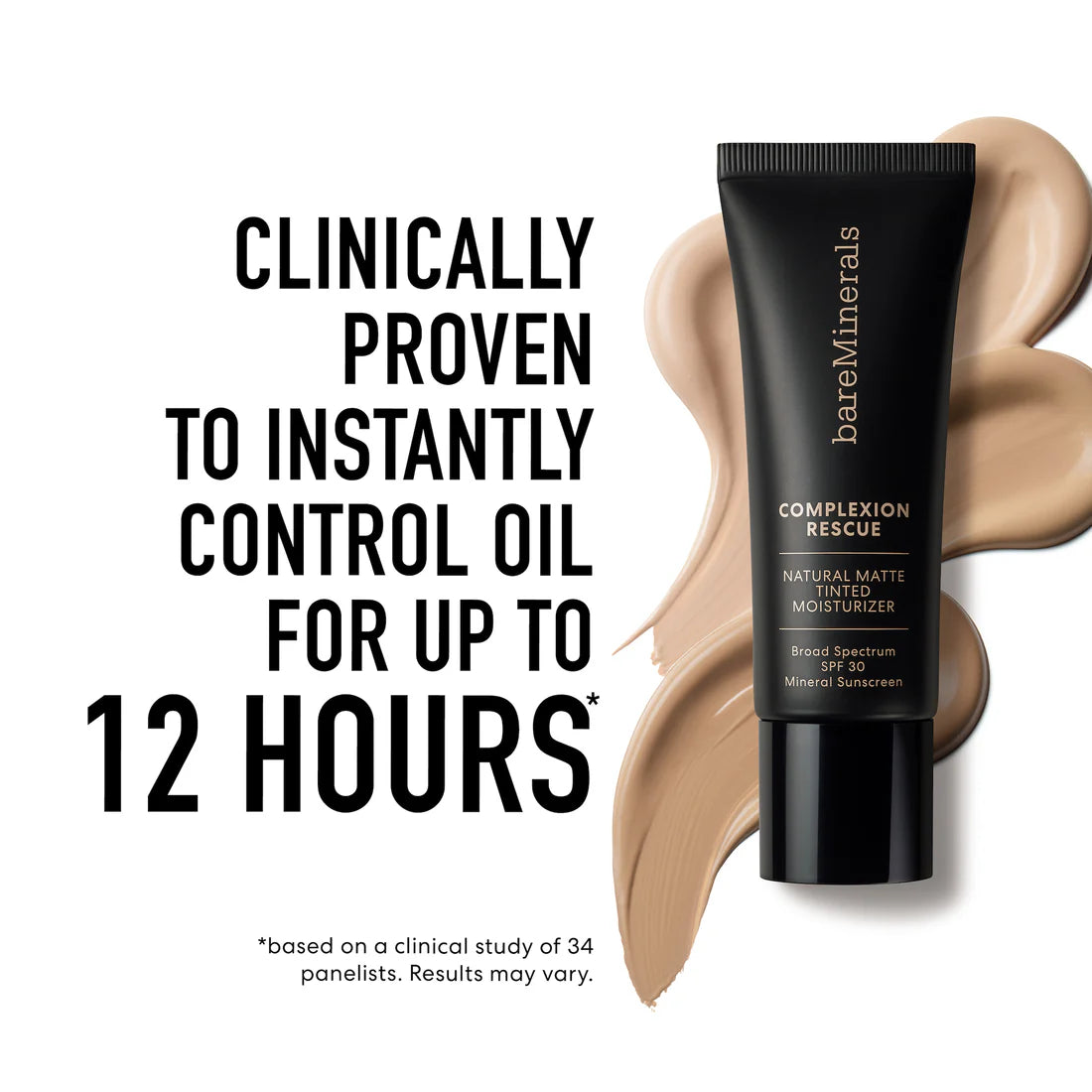 bareMinerals Complexion Rescue Natural Matte Tinted Moisturizer, SPF 30, Pick Shade NI