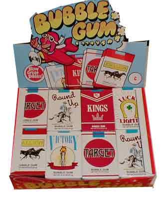 World Candy Bubble Gum King Size Cigarettes Free Shipping 24 Ct Box Bulk Candies