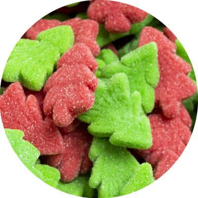 Vidal Red & Green Christmas Trees Gummi Candy, 4.4 Pounds Bulk Bag
