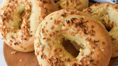 RawJoy Delicious  Fresh New York Onion Bagel