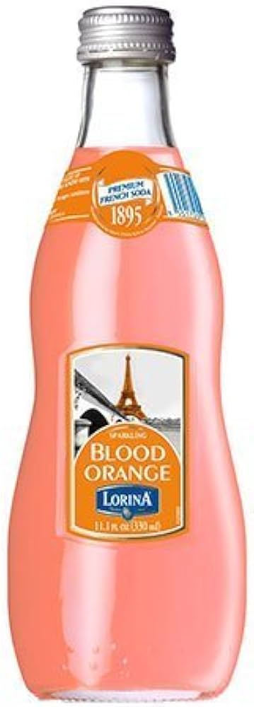 Lorina Artisanal Sparkling Blood Orange Drink 11.1 Fl oz(Case Pack Of 12)