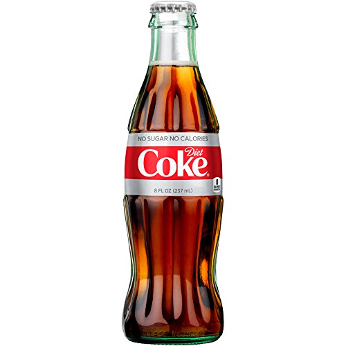 Diet Coke 8 oz Glass Bottle Pack of 24