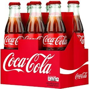 Classic Coca Cola coke 8 oz Glass Bottle 4 6 packs