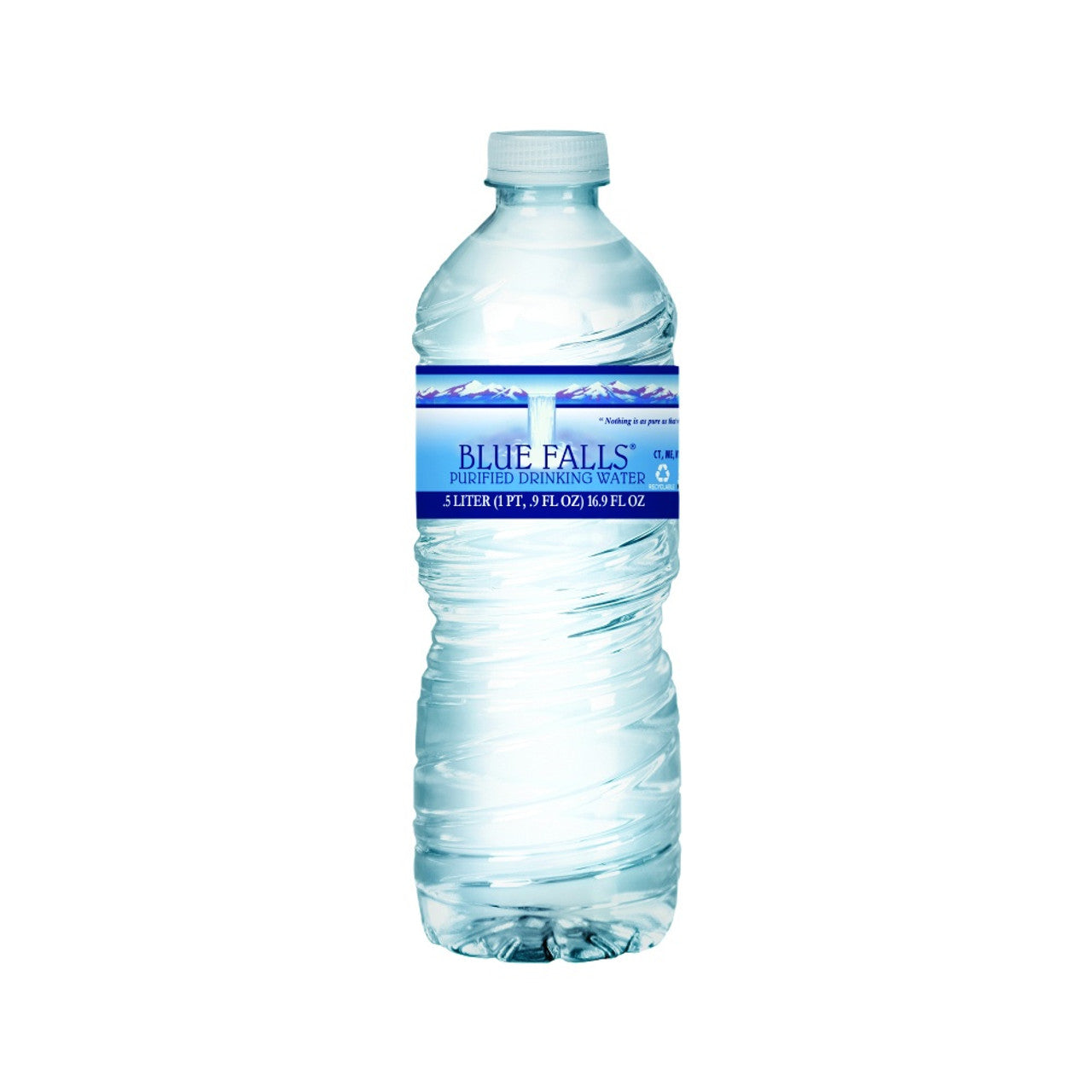 Blue Falls Spring Water 16.9 oz bottles (Case Pack of 24)