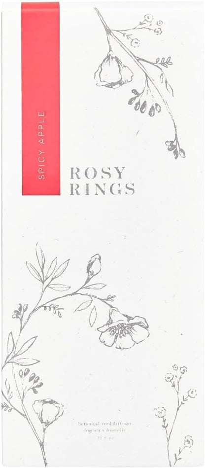 Rosy Rings Botanical Reed Diffuser, Spicy Apple