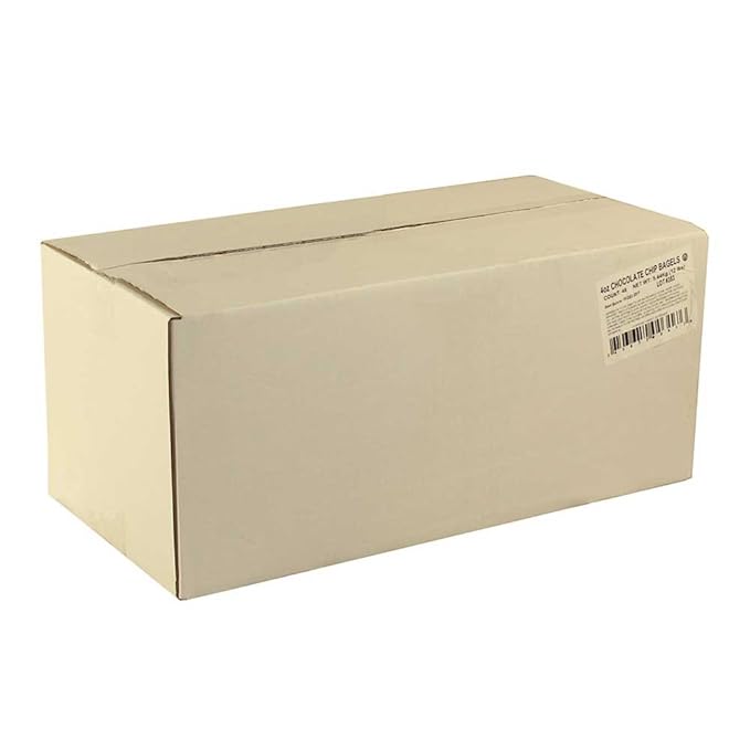 Just Bagels Chocolate Chip Bagel, 4 Ounce - 48 per case.