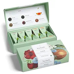 Tea Fortè Fleur 10 Filters Pyramid Tea Floral 5 Assorted Flavours New York Bot
