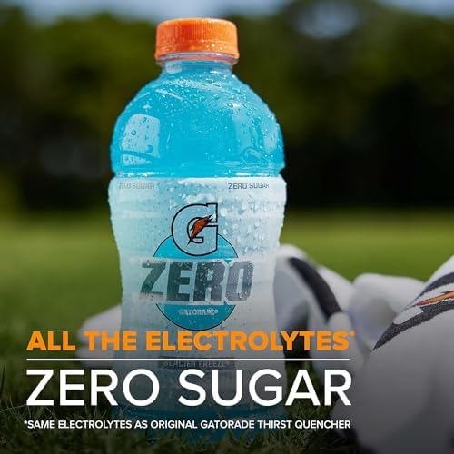Gatorade G Zero Thirst Quencher Fruit Punch, 20 fl oz - 8 Count