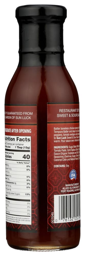Sun Luck Sauce, Sweet and Sour, 14.5 Ounce (Pack of 6)