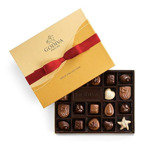 Godiva Gold Collection Milk Chocolate Assorted 7.9 oz box18 piece
