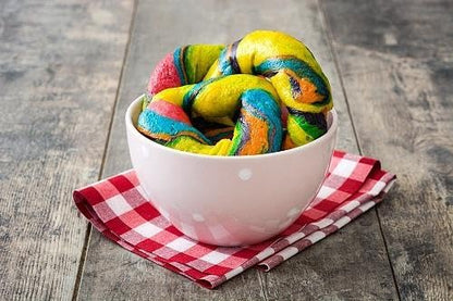 RawJoy Delicious Fresh Baked New York Rainbow Bagels