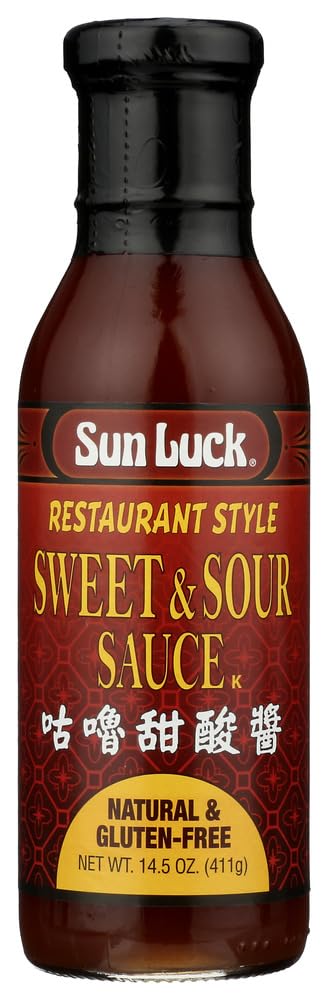 Sun Luck Sauce, Sweet and Sour, 14.5 Ounce (Pack of 6)