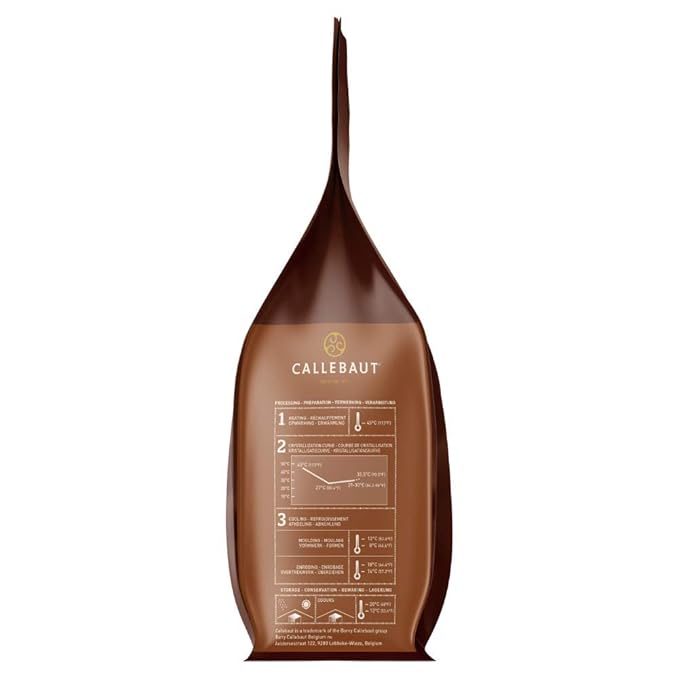 Callebaut No 823 Finest Belgian Milk Chocolate Callets Couverture 33.6% - 1Kg