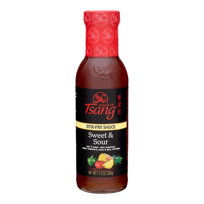House of Tsang Sweet and Sour Stirfry Sauce 11.5 oz Bottle (Case pack of 6)