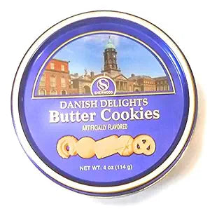 Cambridge & Thames Danish Style Butter Cookies 12 oz tin ( Pack of 3)
