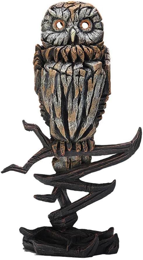 Edge Sculpture 6005336 SMALL PERCHED OWL Resin Figure by Matt Buckley and ENESCO