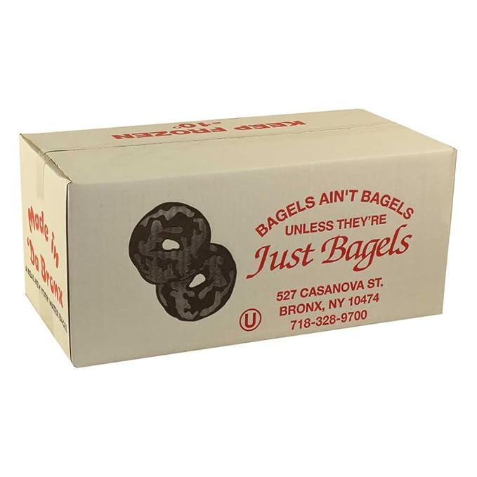 Just Bagels Onion Bagel, 4 Ounce - 48 per case.