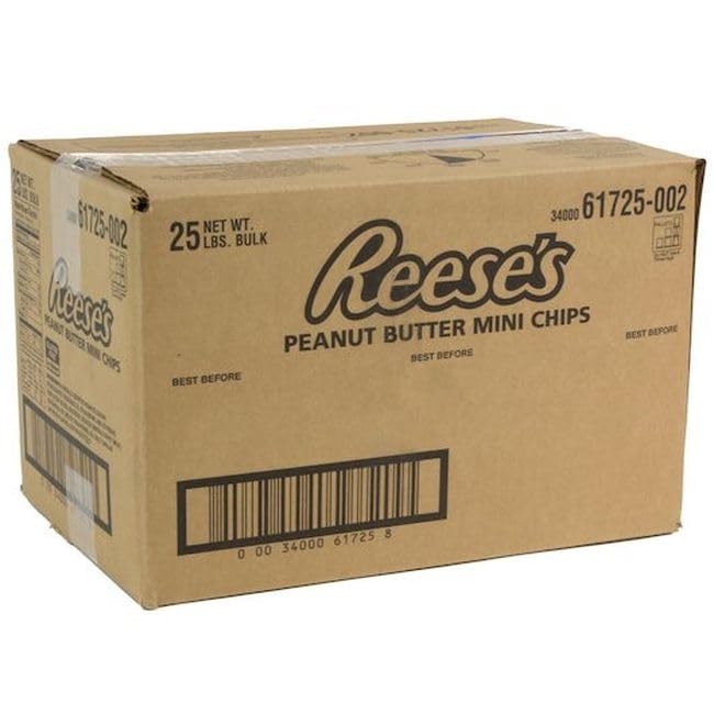 Reeses Peanut Butter Chips 25 lb box