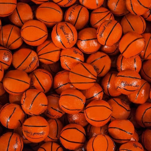 Foiled Basketball Chocolates 5 lbs