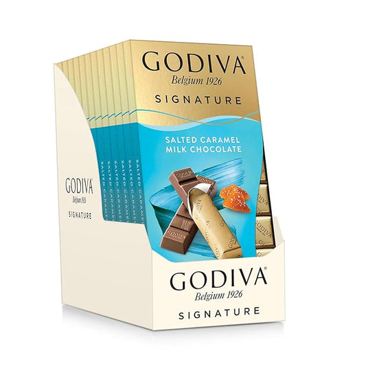 Godiva Salted Caramel Milk Chocolate Mini Bars 3.1 oz each