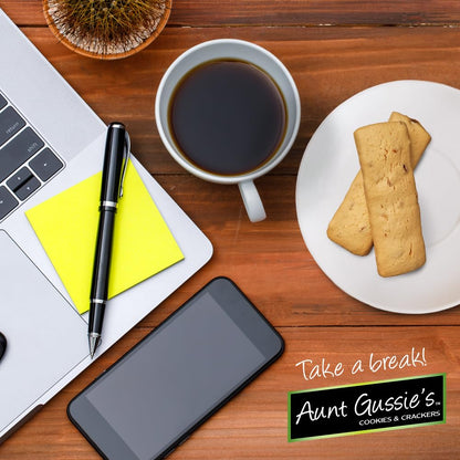 Aunt Gussie's Almond Biscotti, 12-Ounce Tubs (Pack of 4)