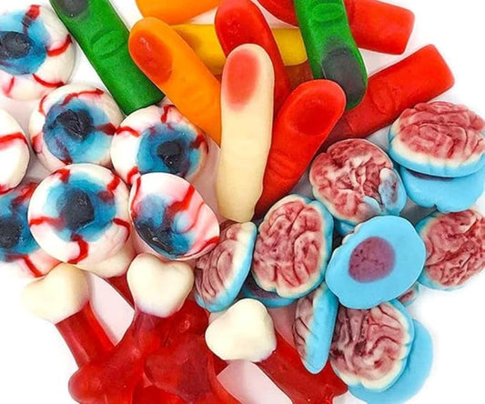 Gummi Body Parts Gummy Halloween Fall Autumn candy 4.4 pounds