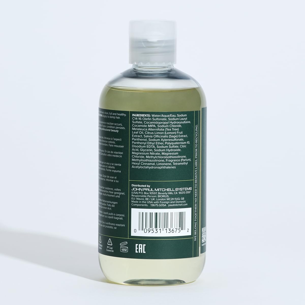 Paul Mitchell Tea Tree LEMON SAGE Thickening Shampoo - 10.14 fl oz (300 ml)